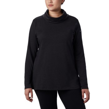 Dámské Mikiny Columbia Canyon Point Cowl Neck Plus Size Černé YVHDFN739